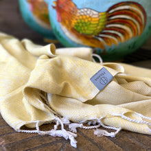 Load image into Gallery viewer, Eco-friendly Ultra Soft Marbled Blanket Throw - Yellow