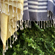 Load image into Gallery viewer, Eco-friendly Ultra Soft Marbled Turkish Towel - Yellow