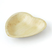 Load image into Gallery viewer, Heart Palm Leaf Plates (Set of 10/50/100)