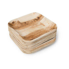 Load image into Gallery viewer, Palm Leaf Square Plates 9" Inch (Set of 100/50/25)
