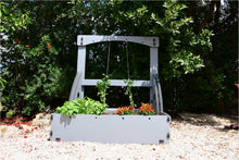 Load image into Gallery viewer, Set up/ Take Down Outdoor Vegetable Grow Bed W/ Trellising Kit