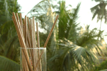 Load image into Gallery viewer, Leafy Straw - Coconut Palm Leaf Drinking Straws (50 Count)