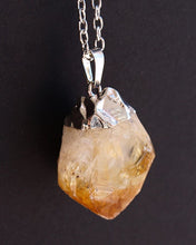 Load image into Gallery viewer, Raw Citrine Crystal Statement Necklace