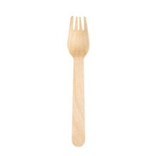 Load image into Gallery viewer, Wooden Disposable Forks (100 count)