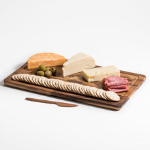 Load image into Gallery viewer, Handmade Large Cutting/ Serving/ Cheese/ Charcuterie Board w/ knife