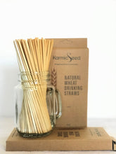 Load image into Gallery viewer, Natural Wheat Drinking Straws (500 STRAWS)