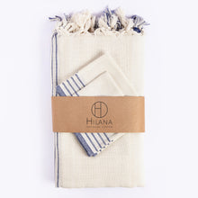 Load image into Gallery viewer, Kayseri Mediterranean Style Tablecloth Set + Napkins - Blue