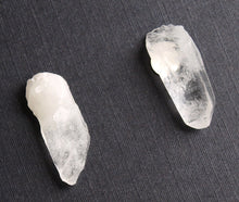 Load image into Gallery viewer, Raw Quartz Point Earrings, Geo Earrings, Rock Stud Earrings, Crystal Earrings