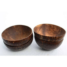 Load image into Gallery viewer, Handmade Coconut Bowls (Set of 4)