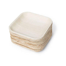 Load image into Gallery viewer, Palm Leaf Square Plates 7" Inch (Set of 100/50/25)