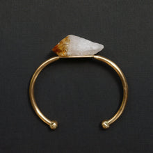 Load image into Gallery viewer, Raw Citrine Bangle, Citrine Bracelet