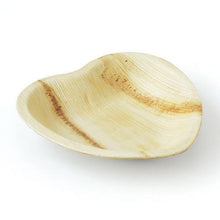 Load image into Gallery viewer, Heart Palm Leaf Plates (Set of 10/50/100)