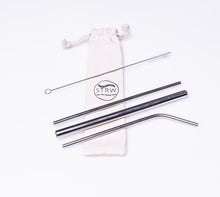 Load image into Gallery viewer, Reusable Steel Straw Variety 3-in-1 Pack
