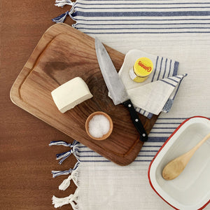 Kayseri Mediterranean Style Tablecloth Set + Napkins - Blue