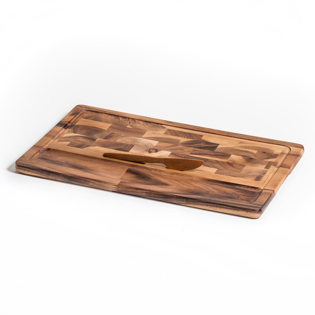 Handmade Large Cutting/ Serving/ Cheese/ Charcuterie Board w/ knife