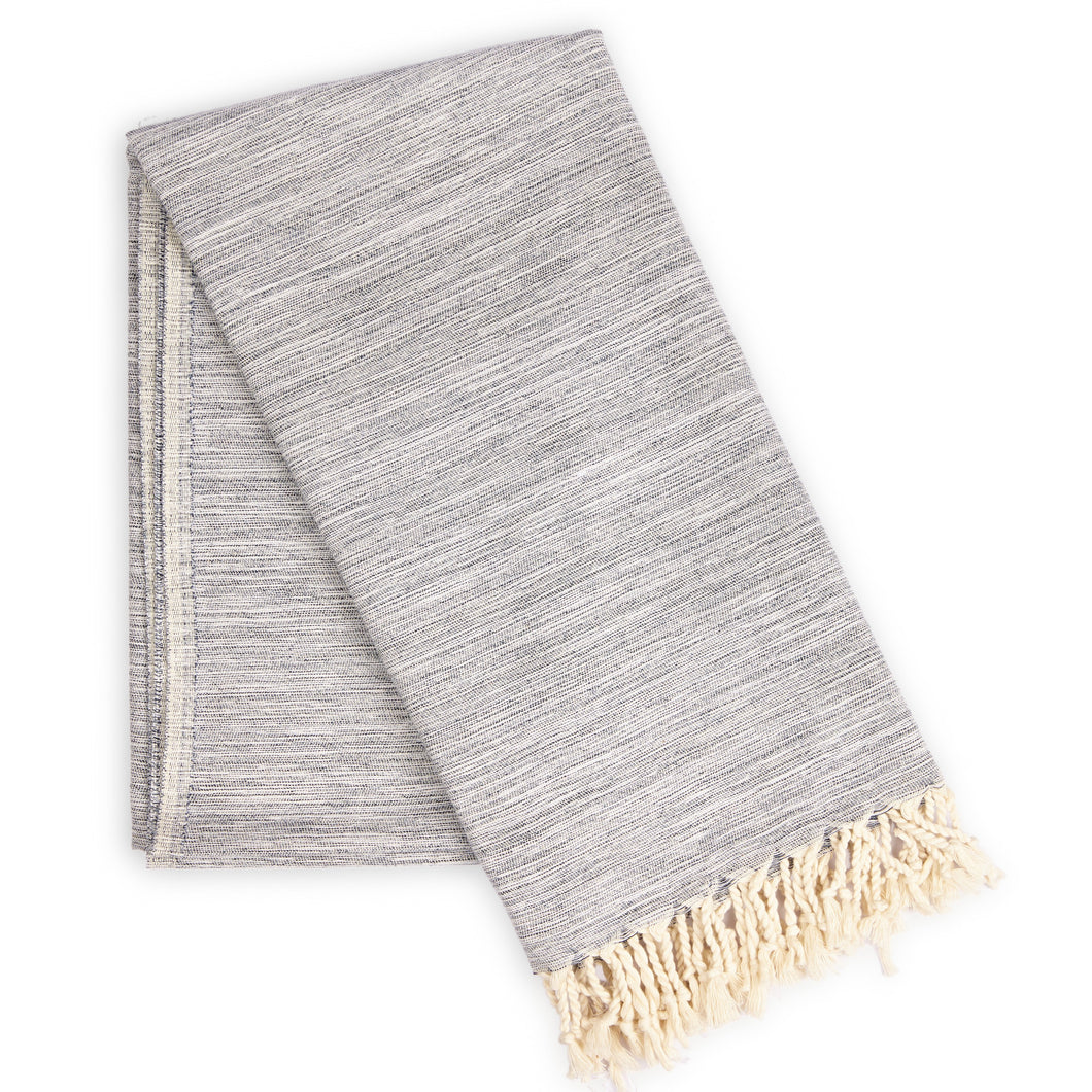 Eco-friendly Ultra Soft Marbled Towel - Blue