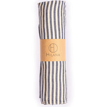 Load image into Gallery viewer, Striped Ultra Soft Eco-Friendly Towel - Navy Blue
