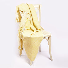 Load image into Gallery viewer, Eco-friendly Ultra Soft Marbled Blanket Throw - Yellow
