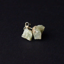 Load image into Gallery viewer, Raw Emerald Earrings, Emerald Studs

