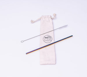 Reusable Straight Stainless Steel Straw